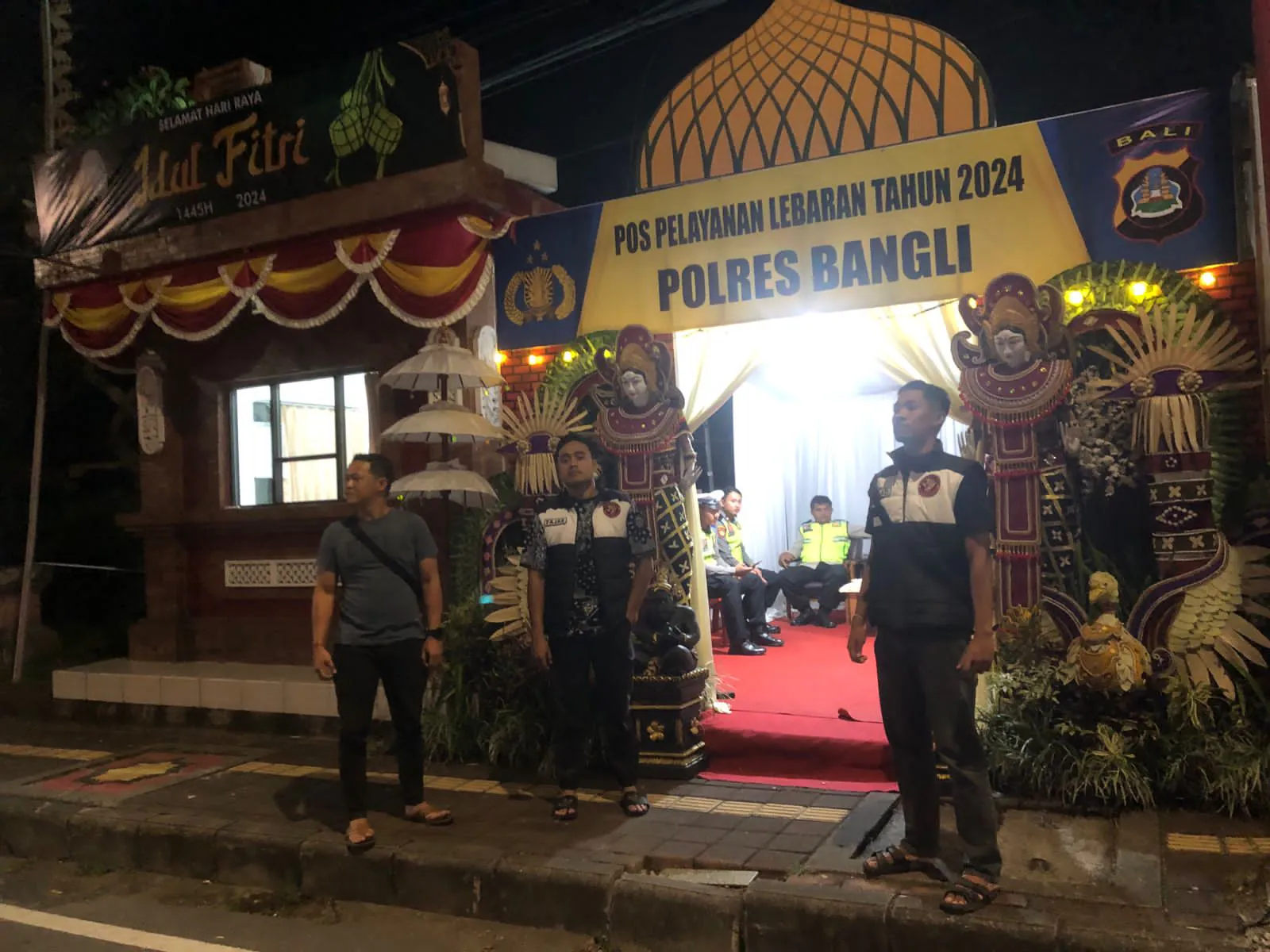 Cegah Terjadinya Gangguan Kamtibmas, Unit Opsnal Polsek Bangli Tingkatkan Patroli Malam