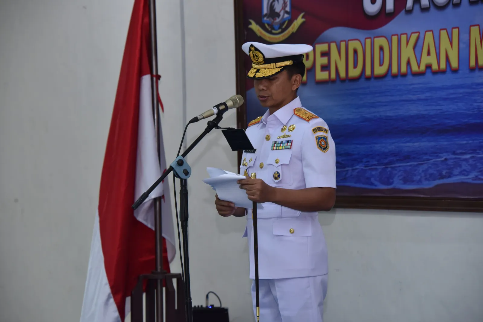 Dankodikopsla Resmi Tutup Dikmatra-1 dan Dikaplikasi-1 TNI AL TA 2024