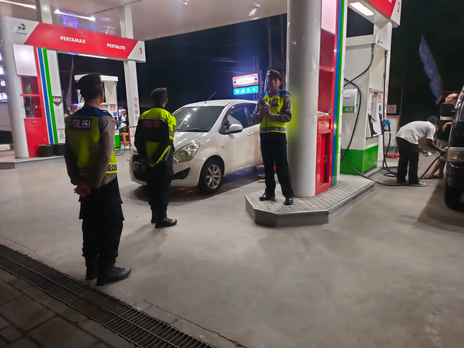 Jaga Situasi Tetap Kondusif, Polsek Bangli Tingkatkan Kegiatan Blue Light Patrol