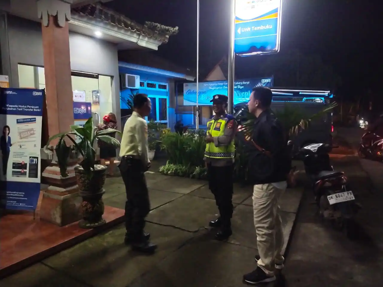 Patroli Blue Light, Polsek Tembuku Antisipasi Kejahatan dan Gangguan Kamtibmas di Malam Hari