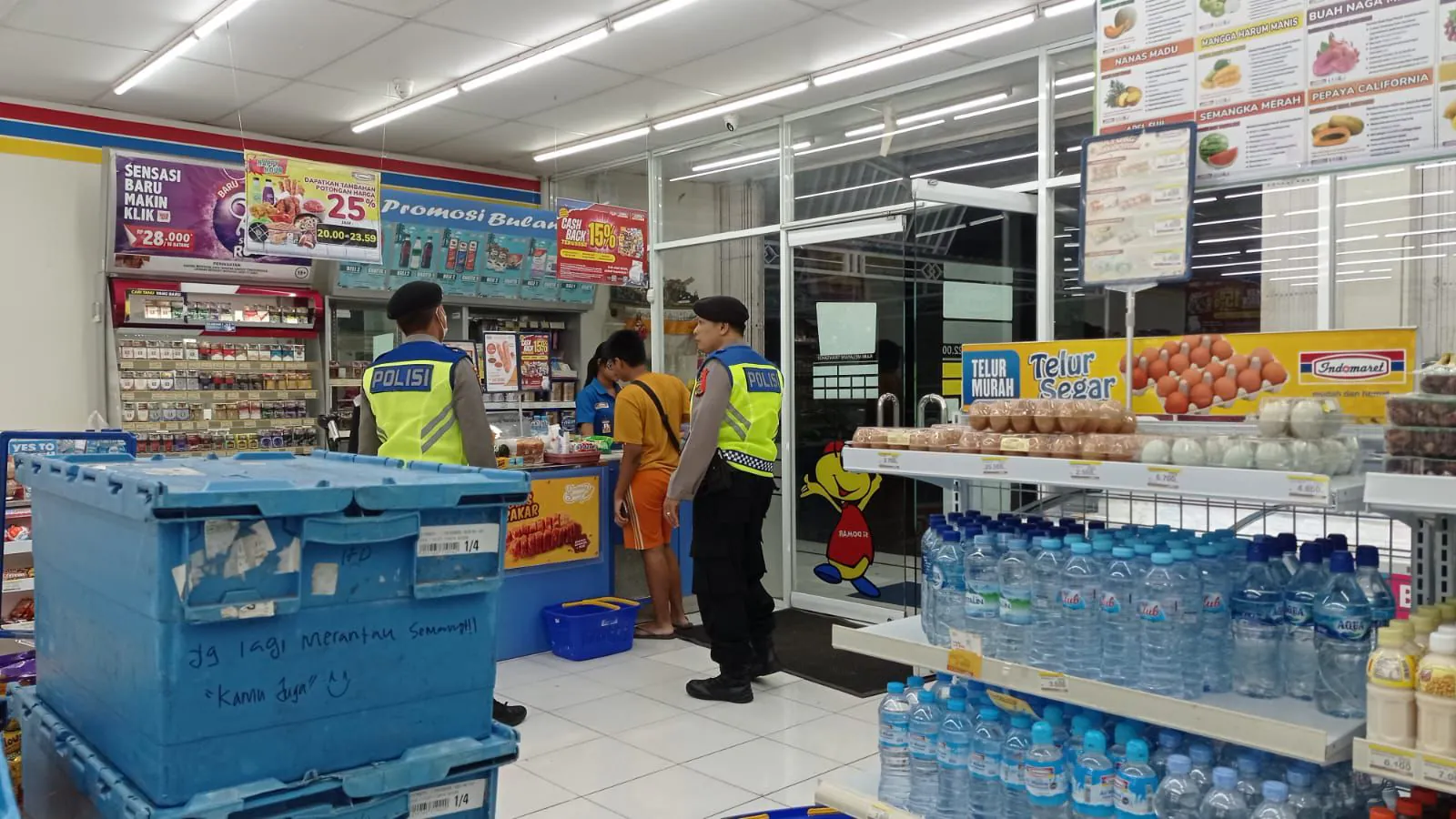 PATROLI BLUE LIGHT UNIT TURJAWALI SAT SAMAPTA RES BANGLI, CEGAH AKSI KEJAHATAN