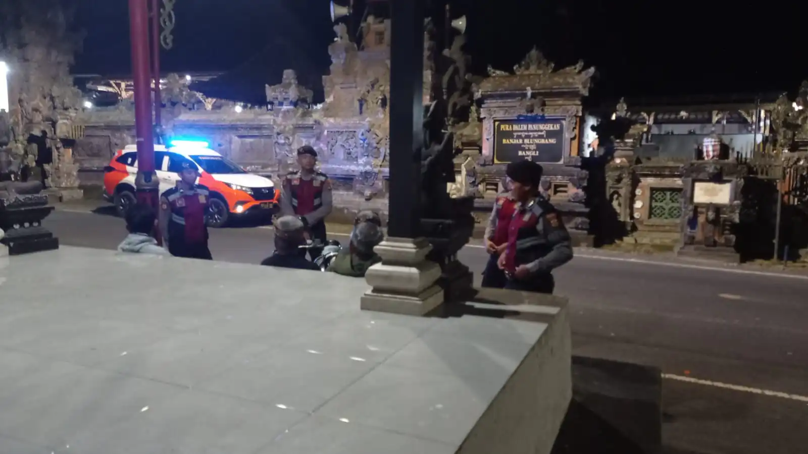 Cegah Gangguan di Malam Hari Personil Sat Samapta Polres Bangli Tingkatkan penggelaran Blue Light Pada Jam Rawan