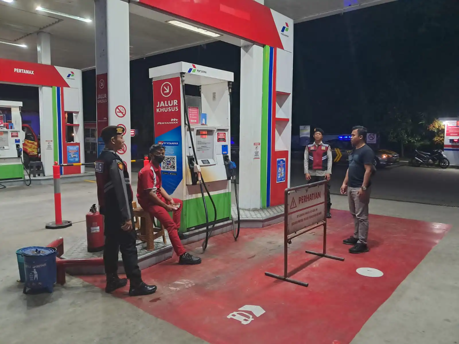 Polsek Bangli Intensifkan Kegiatan Blue Light Patrol Seputaran Kota