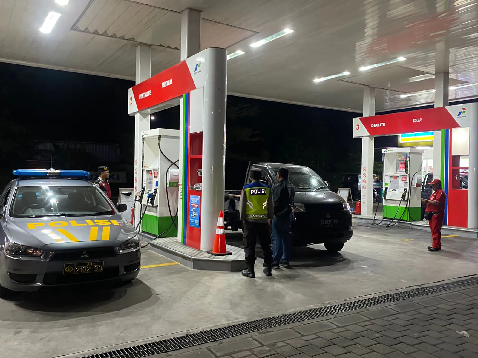 Polsek Bangli Intensifkan Kegiatan Blue Light Patrol Seputaran Kota