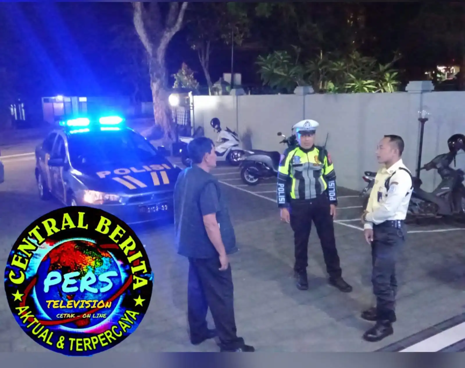 Jaga Situasi Tetap Kondusif, Polsek Bangli Intensifkan Kegiatan Blue Light Patrol Seputaran Kota