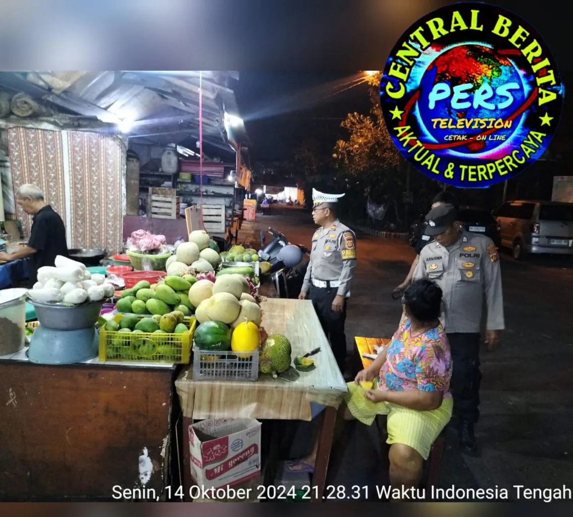 Polsek Kuta Selatan Gelar Blue Light Patrol, Jaga Keamanan Malam Hari di Area Rawan Kejahatan
