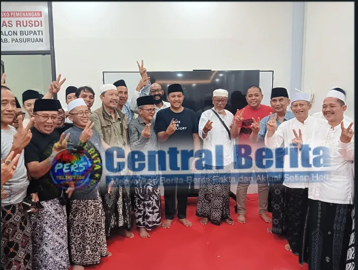 Warga Serbu Kantor Posko Pemenangan Pasangan Rusdi-Shobih Diperkirakan Menang, Suara Sementara Sudah 62,58%