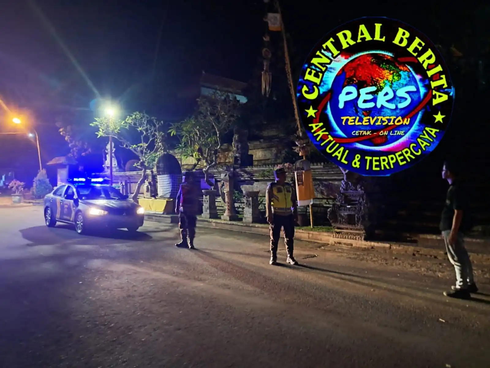 Jelang Pilkada Serentak 2024, Polsek Bangli Intensifkan Kegiatan Blue Light Patrol Seputaran Kota