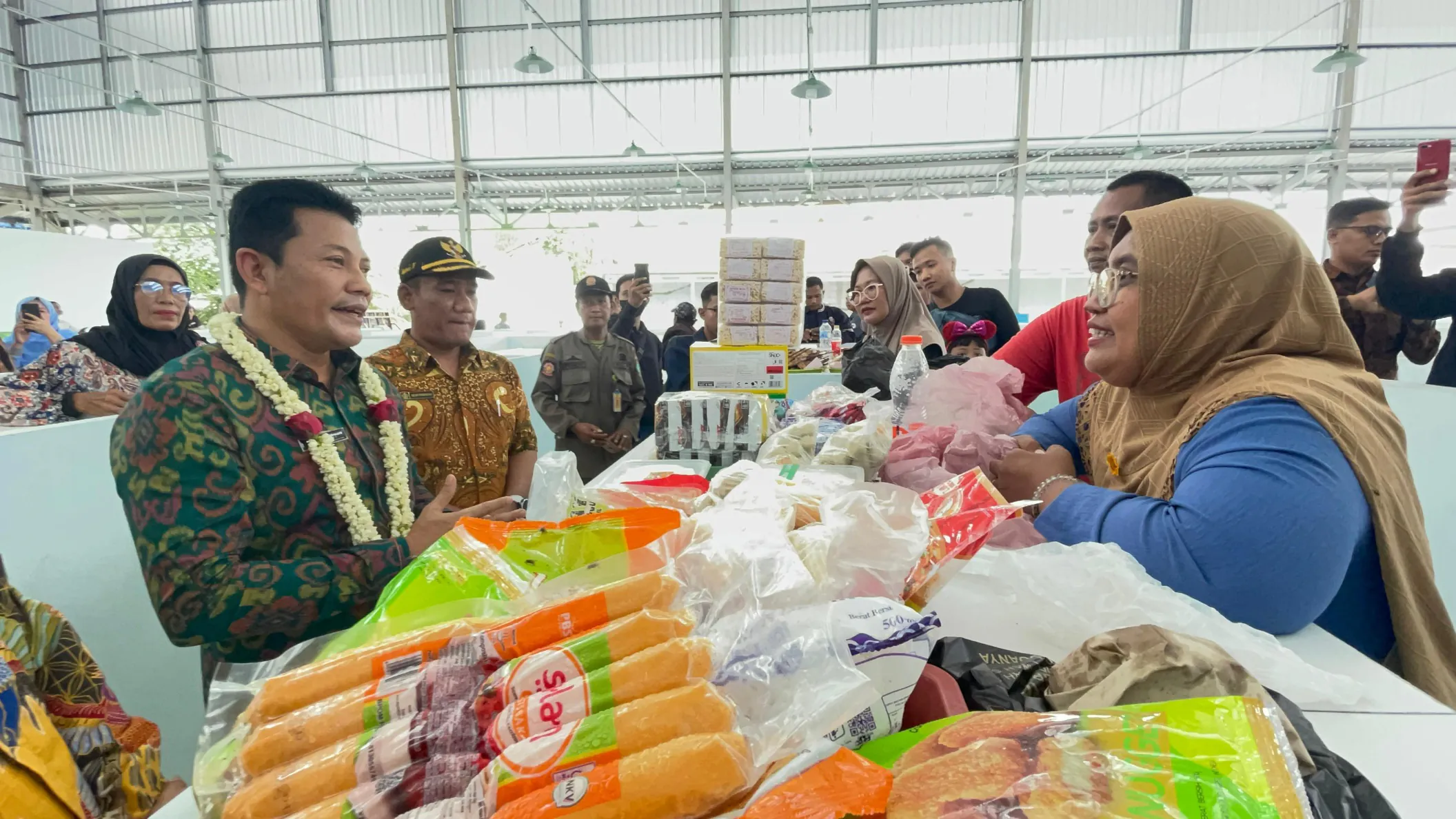 Plt. Bupati Sidoarjo Resmikan Pasar Surungan di Desa Penambangan, Kecamatan Balongbendo