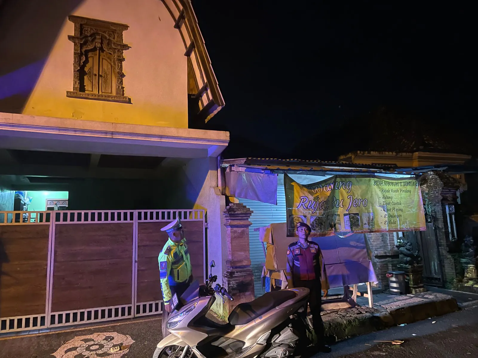 Jaga Situasi Kamtibmas Tetap Kondusif, Polsek Bangli Intensifkan Kegiatan Blue Light Patrol Seputaran Kota
