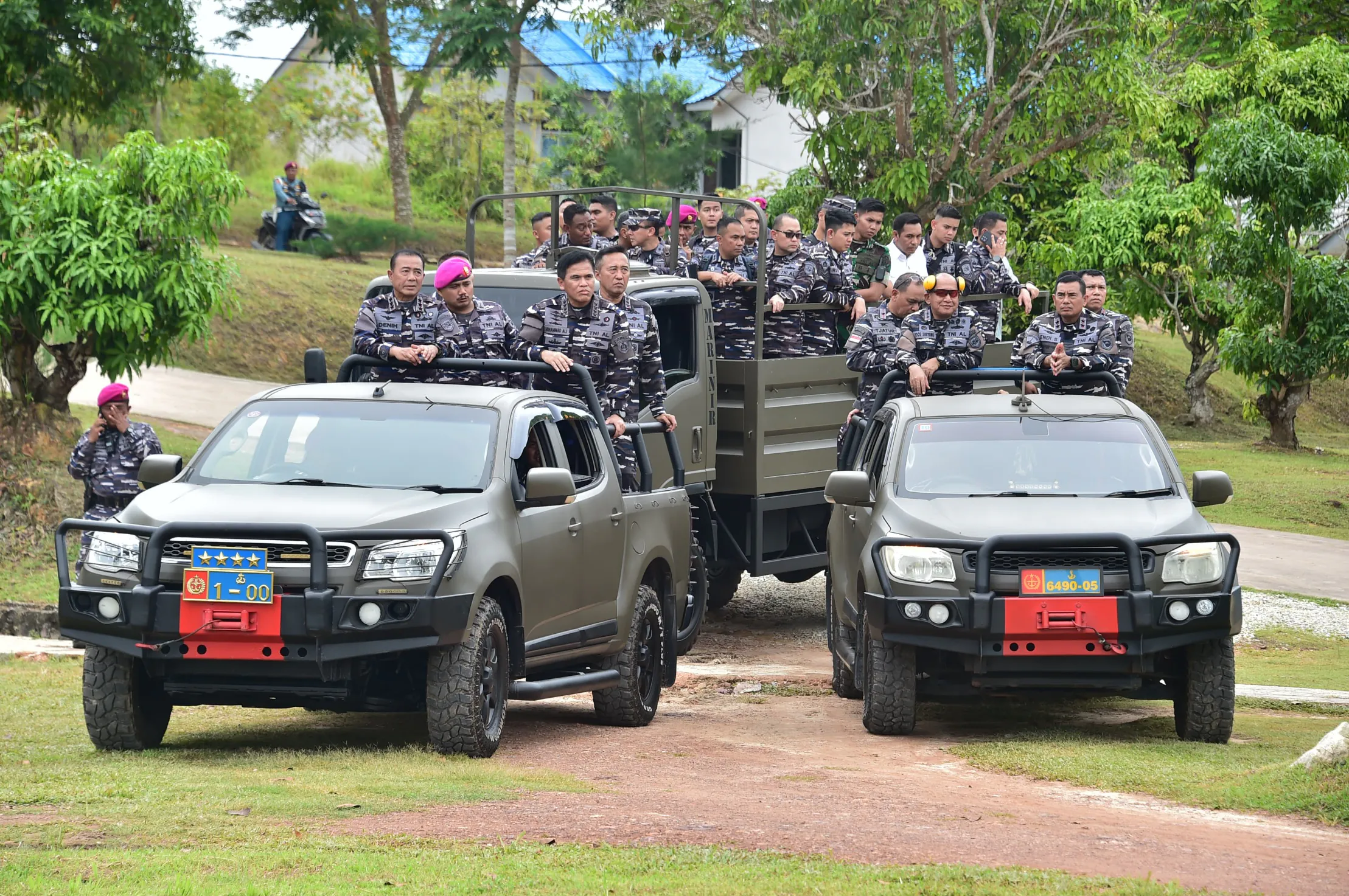 Kasal dan Dankodiklatal Tinjau Batam, Marinir Tunjukkan Kemampuan Terbaiknya”