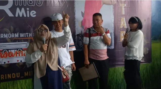 Grend Opening Kafe “Rindu Mie”  Sedot Perhatian  Masyarakat Sidoarjo.