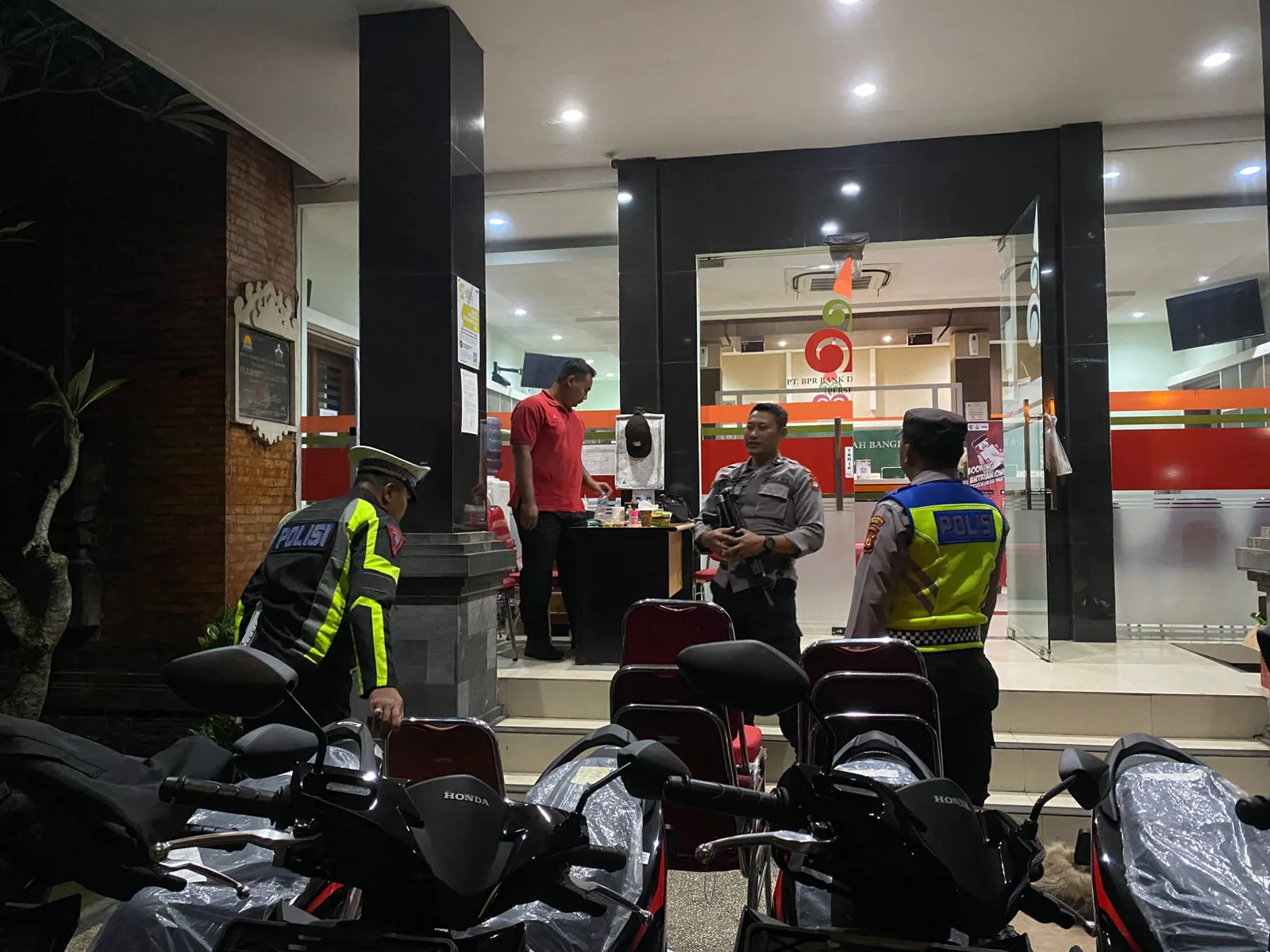 Polsek Bangli Intensifkan Kegiatan Blue Light Patrol Seputaran Kota