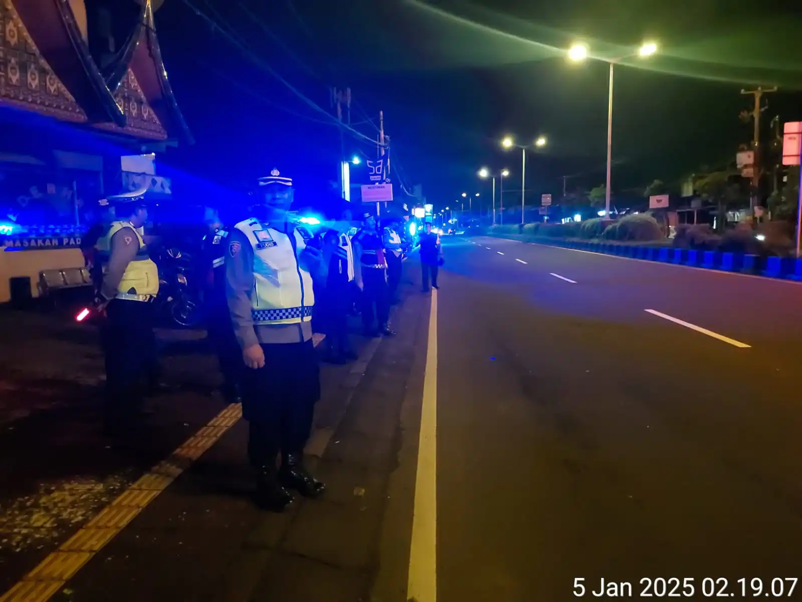 Polsek Kuta Selatan Gelar Patroli Malam Minggu, Antisipasi Kejahatan Jalanan