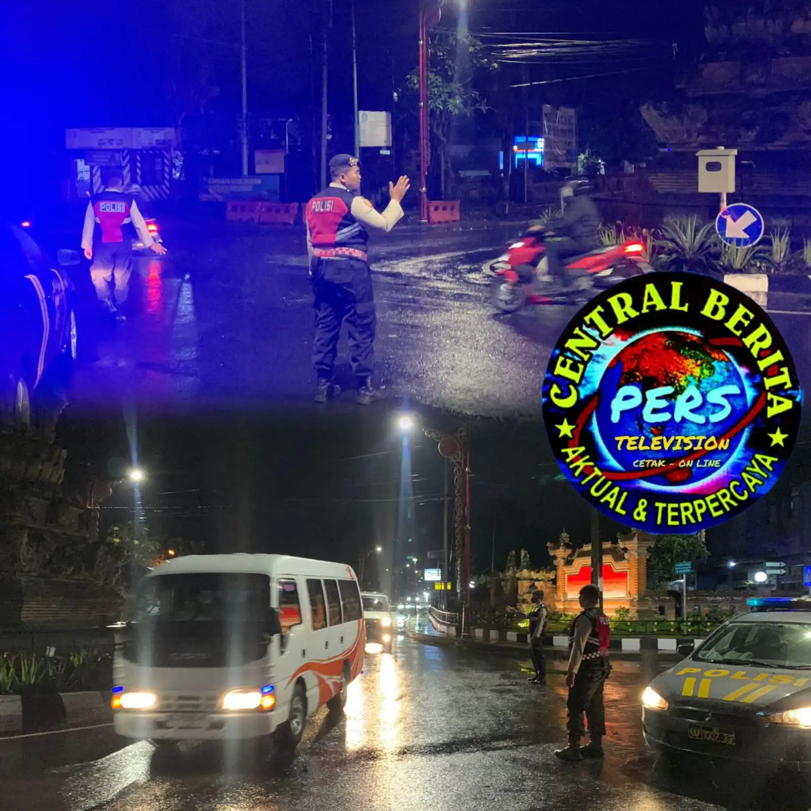 Sat Samapta Laksanakan Gatur dan Pergelaran Blue Light Randis R4 di Pusat Keramaian Malam