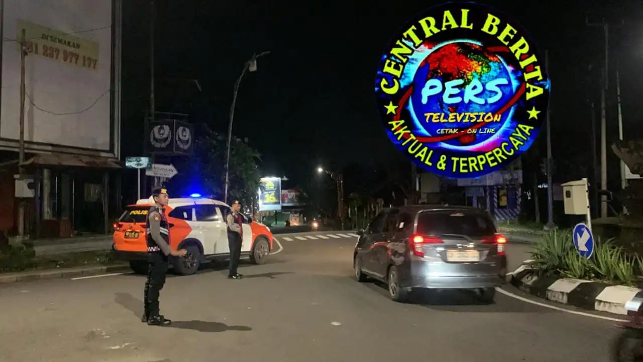 Sat Samapta Laksanakan Gatur dan Pergelaran Blue Light Randis R4 di Pusat Keramaian Malam