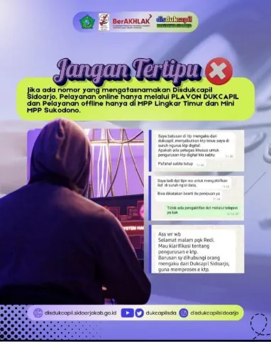 Aktivasi IKD Jadi Modus Penipuan, Pemkab Sidoarjo Ingatkan Masyarakat Untuk Waspada