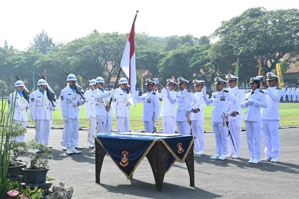 Dankodiklatal Bangga 201 Siswa Diktukpa TNI AL Angkatan 54 Resmi Berpangkat Letnan Dua
