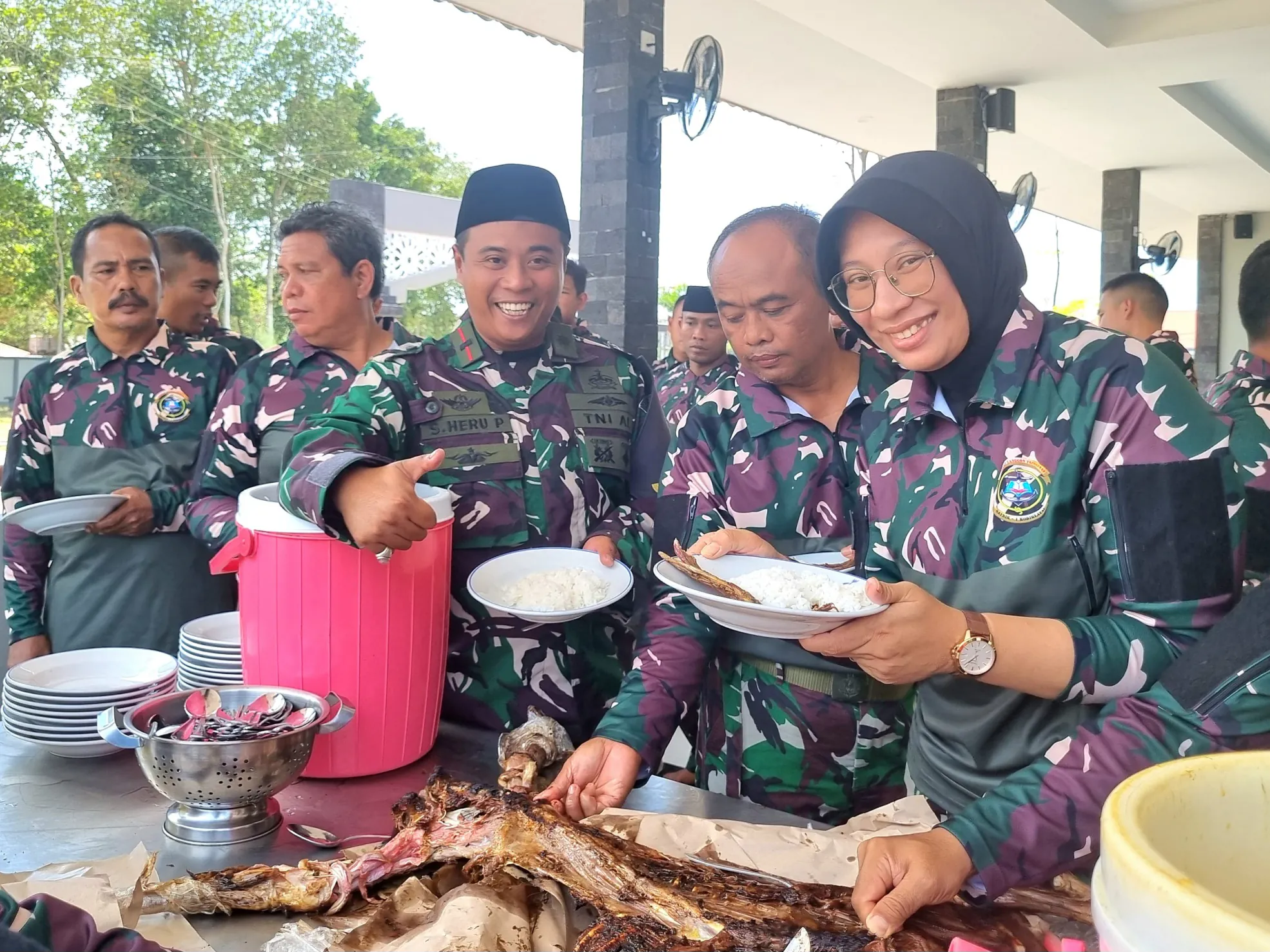 Dansatdik-1 Kodiklatal Gelar Syukuran Selesai Bangun Masjid Al-Akbar