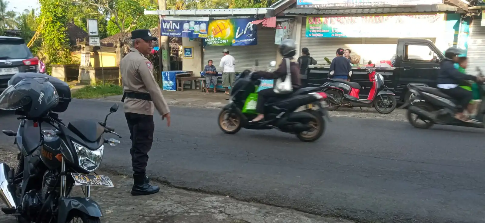 Jaga Situasi Tetap Mancarli, Personil Polsek Bangli Laksanakan PG Pagi