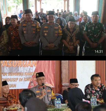 Jum’at Curhat, Polres Pasuruan bersama Awak Media Gelar Baksos Di Desa Sengonagung Purwosari