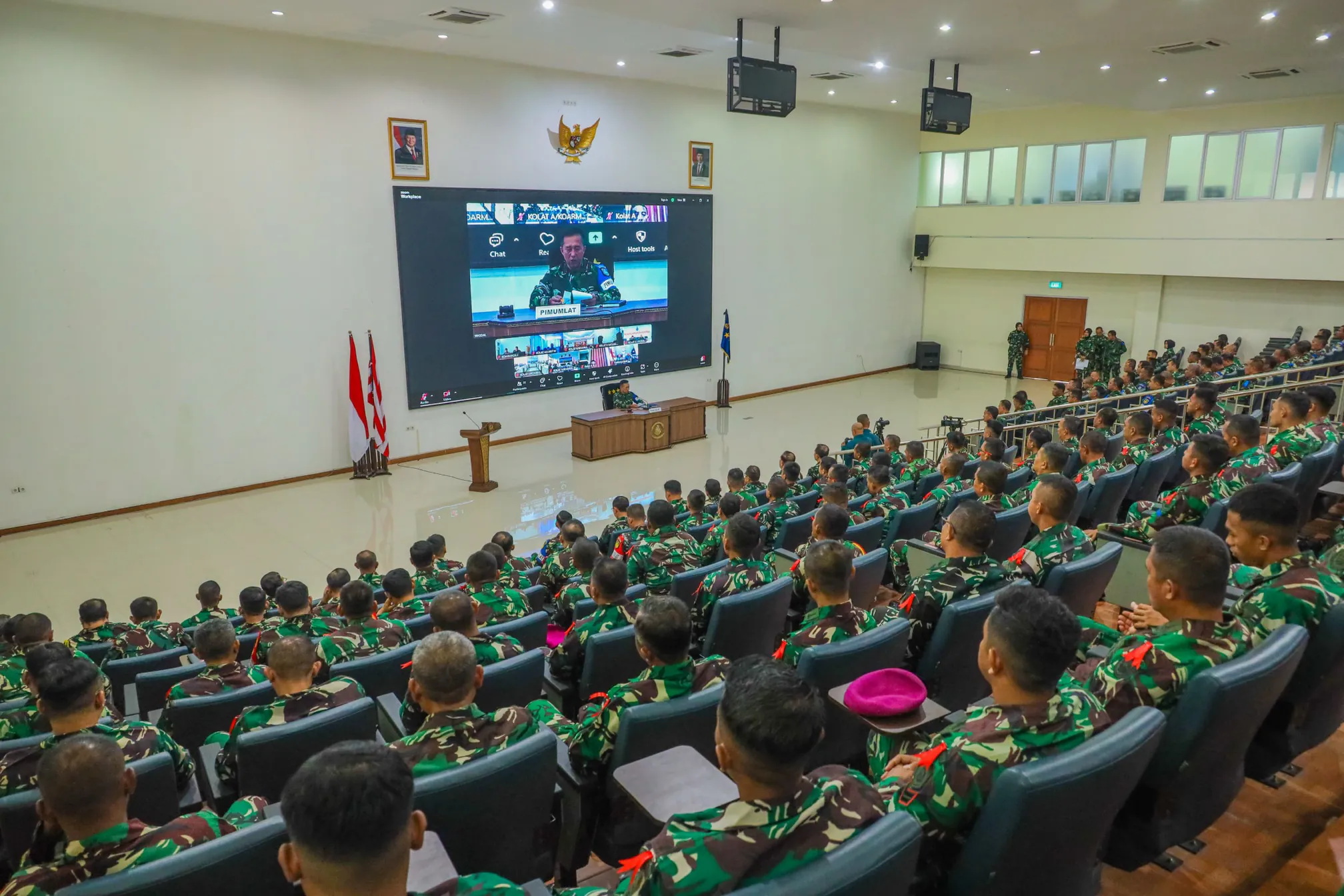 Koarmada II Dukung Peningkatan Profesionalisme Perwira Lewat Latihan Penyusunan Naskah Latihan 2025