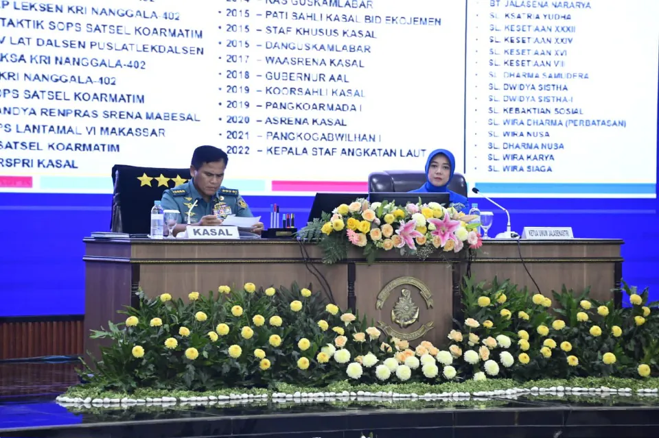 Koarmada II Hadiri Pembekalan Kasal kepada 201 Calon Wisudawan Diktukpa TNI AL Angkatan 54