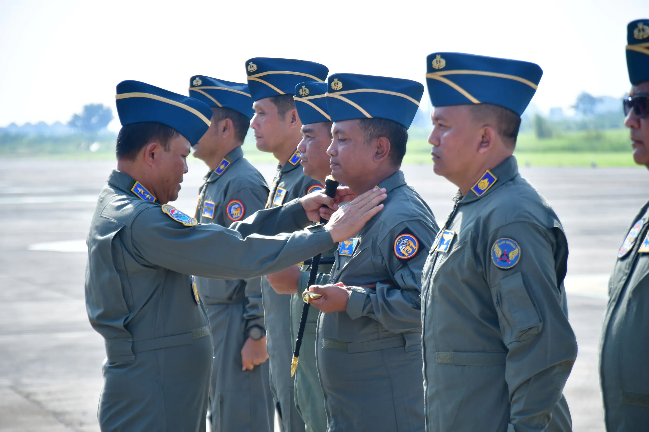 Komandan Puspenerbal Pimpin Sertijab Empat Kasatker Strategis Jajaran Penerbangan TNl AL