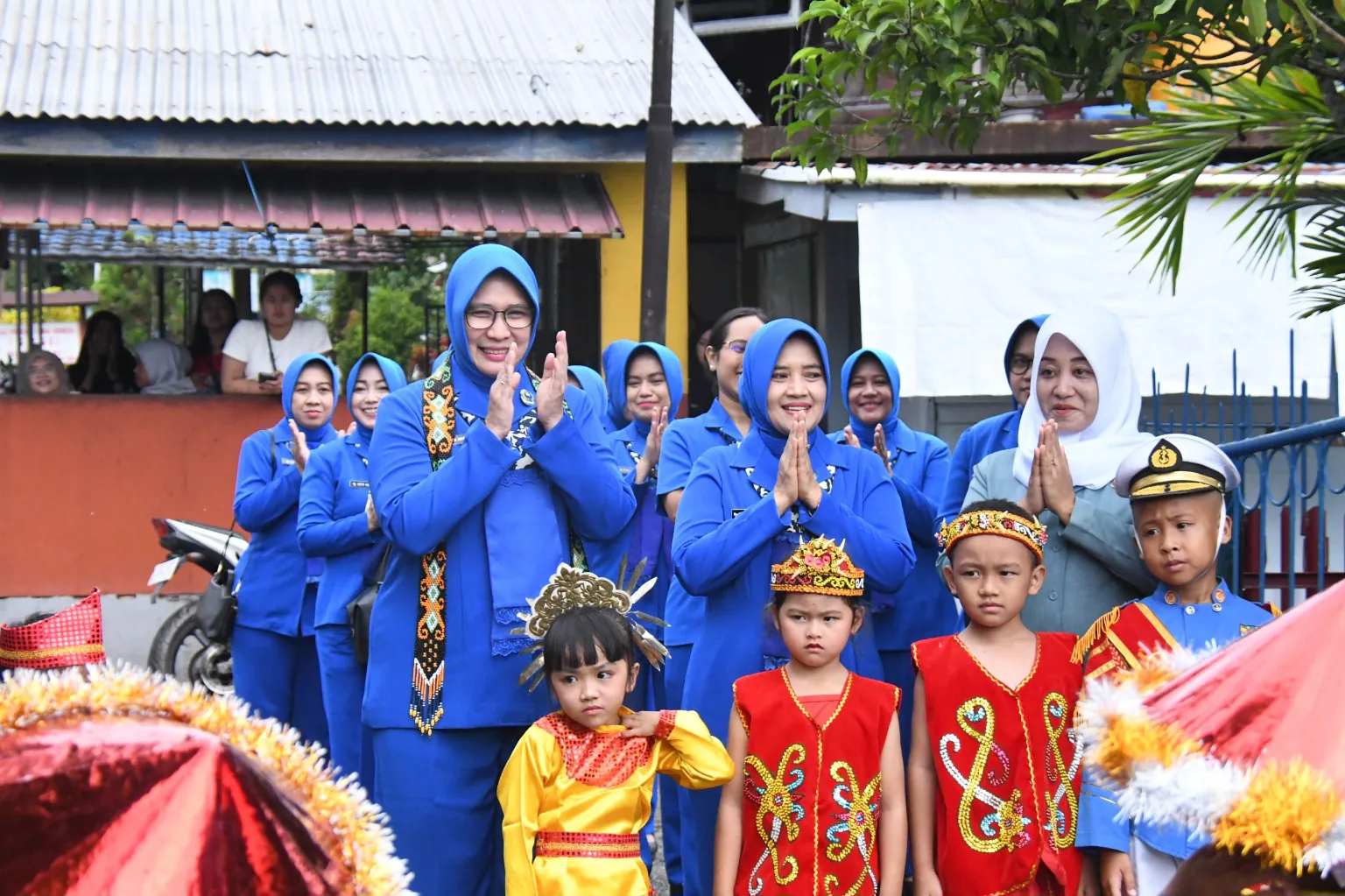 Kunjungan Ketua Daerah Jalasenastri Armada II Ke TK Hang Tuah Tarakan Disambut Hangat Anak-Anak