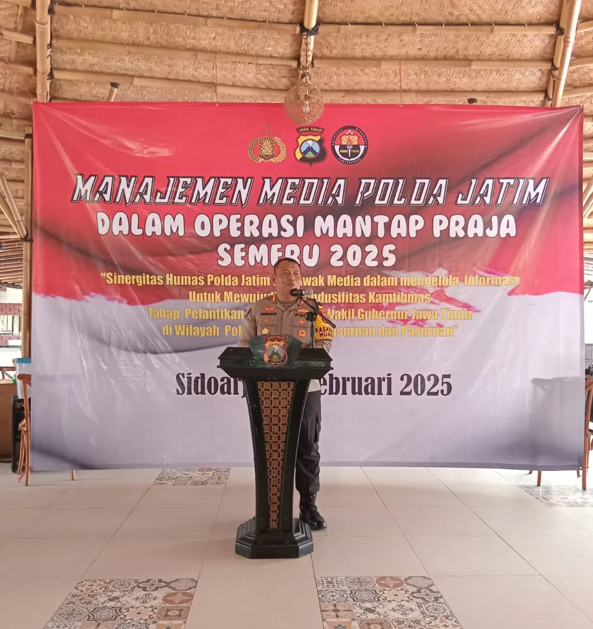 Menjelang Pelantikan Kepala Daerah, Manajemen Polda Jatim Gelar Ngopi bareng Awak Media