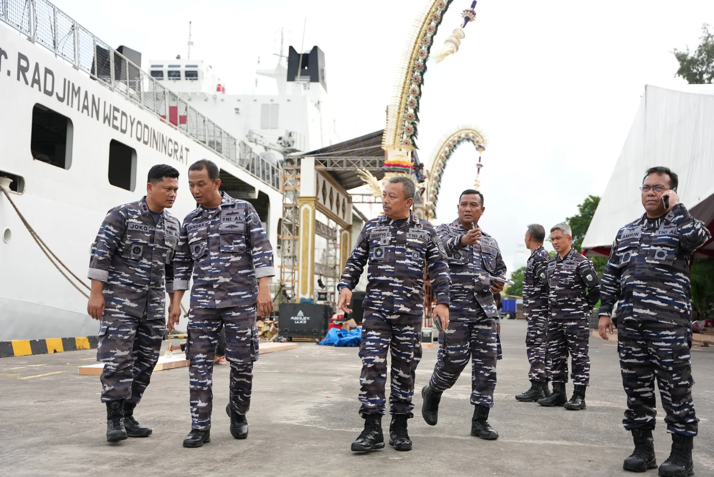 Pastikan Latihan Multilateral Berjalan Sesuai Rencana, Pangkoarmada II Pimpin TFG dan Cek Lokasi MNEK 2025