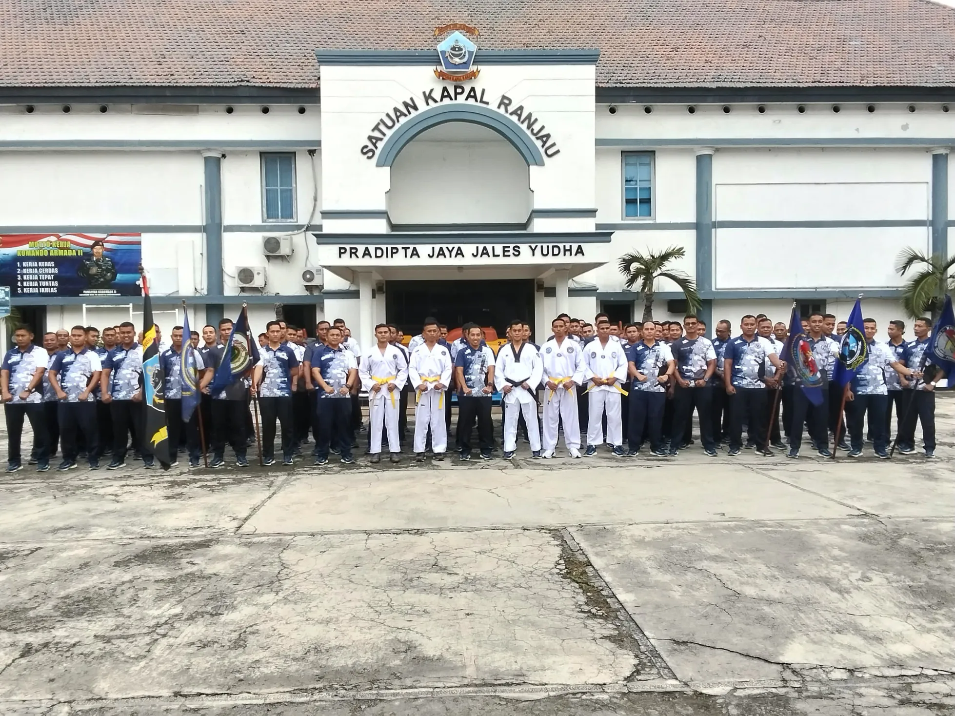 Satran Koarmada II Lepas Atlet Taekwondo untuk Kejuaraan Internasional Kasal Cup 2025
