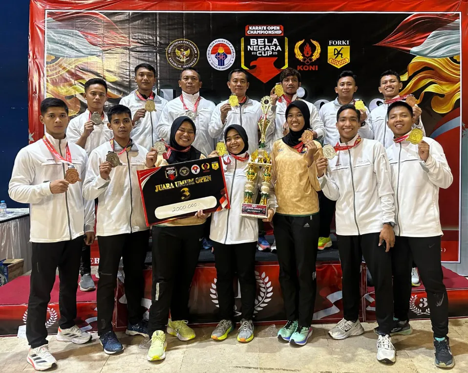 Sukses Besar! Tim Karate Koarmada II Sabet Banyak Medali di Kejuaraan Bela Negara Cup 2025