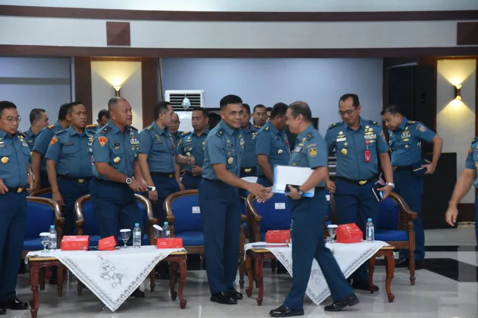 Waaspers Kasal Beri Pembekalan Siswa Diktukpa TNI AL 54 Di Kodiklatal