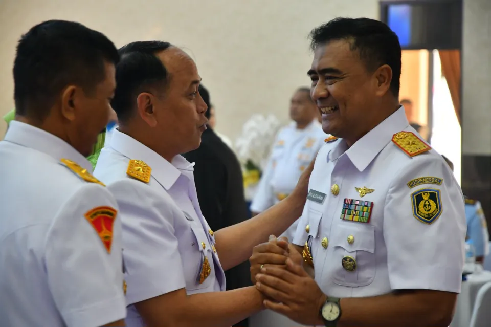 Wadan Puspenerbal Hadiri Peringatan Puncak HUT ke-79 Polisi Militer Angkatan Laut 2025