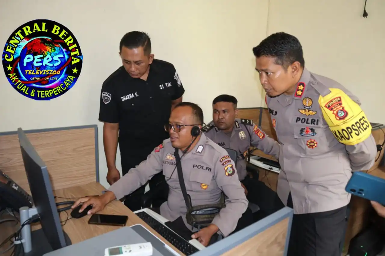 Kapolres Bangli AKBP I Gede Putra, S.H., S.I.K., M.H. Lakukan Pengecekan Kesiapan Call Center 110