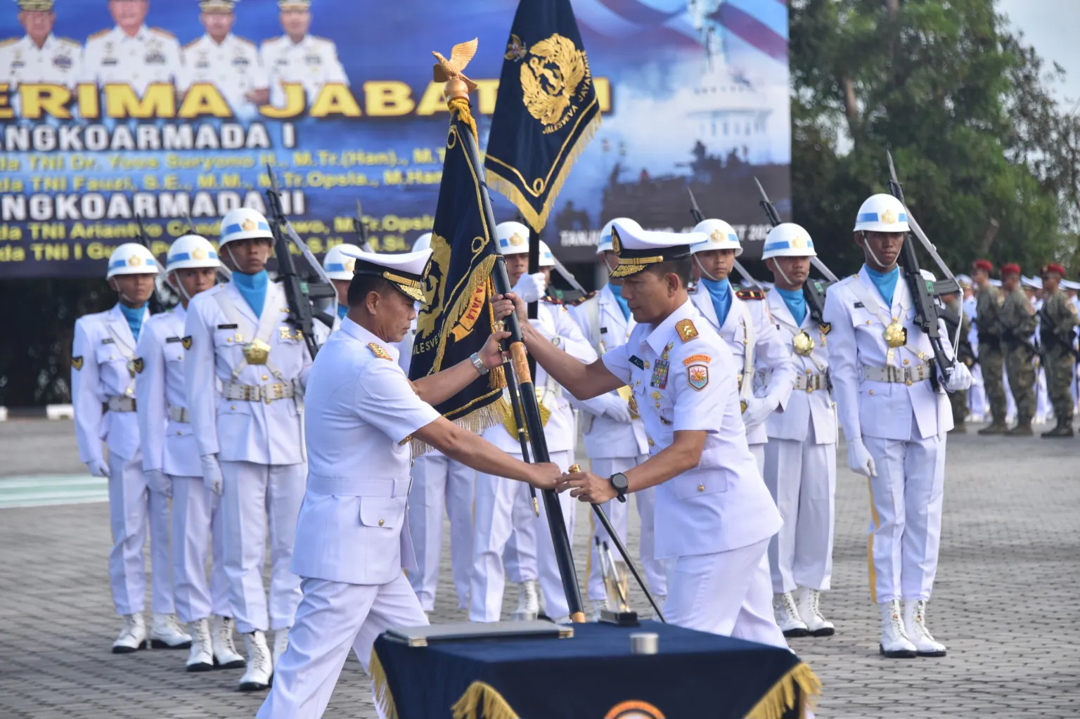 Tongkat Komando Beralih, Laksda TNI I Gung Putu Alit Jaya Siap Lanjutkan Kepemimpinan di Koarmada II