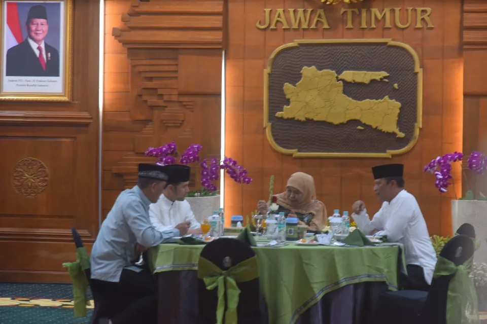 Koarmada II Hadir Dalam Acara Halal Bihalal Idul Fitri Di Gedung Negara Grahadi