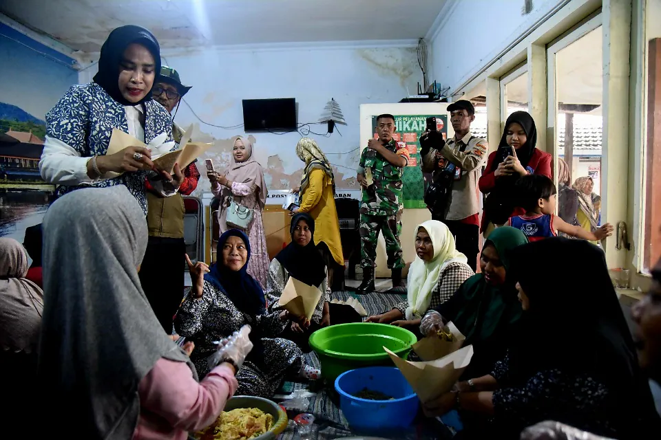 Pemkab Sidoarjo Support Dapur Umum Mandiri Warga Terdampak Banjir Desa Ngaban