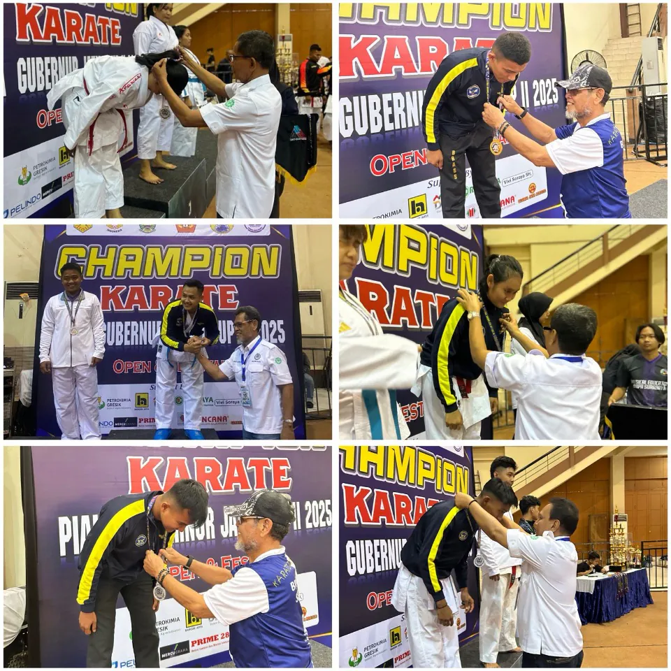 Tim Karate Puspenerbal Sabet 10 Medali di Kejuaraan Karate Piala Gubernur Jatim Cup 2025