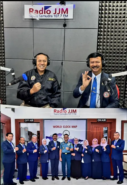 Podcast dan Live Streaming di Radio JJM, Universitas Hang Tuah Kupas Tuntas Program Unggulan dan RPL