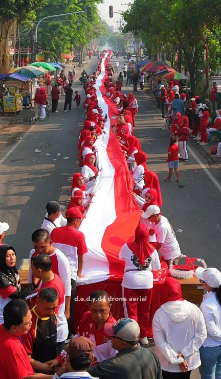 Kompaknya Forkopimka dan Warga Krian dalam Semarak Dirgahayu RI Ke-80