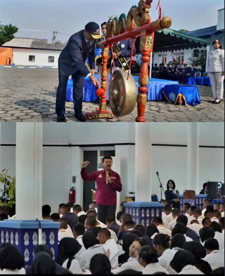 Penutupan PRODAMMABA Universitas Hang Tuah 2025 Ditandai Pemakaian Jas Almamater