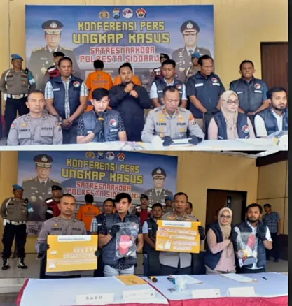 Seorang Residivis Dan Seorang Pengedar Sabu Berhasil Ditangkap.