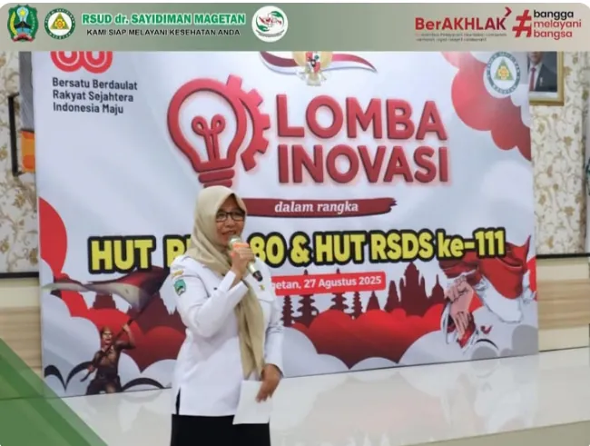 Tumbuhkan Budaya Berpikir kreatif & solutif, RSUD dr. Sayidiman Magetan Gelar Lomba Inovasi Layanan Antar Unit