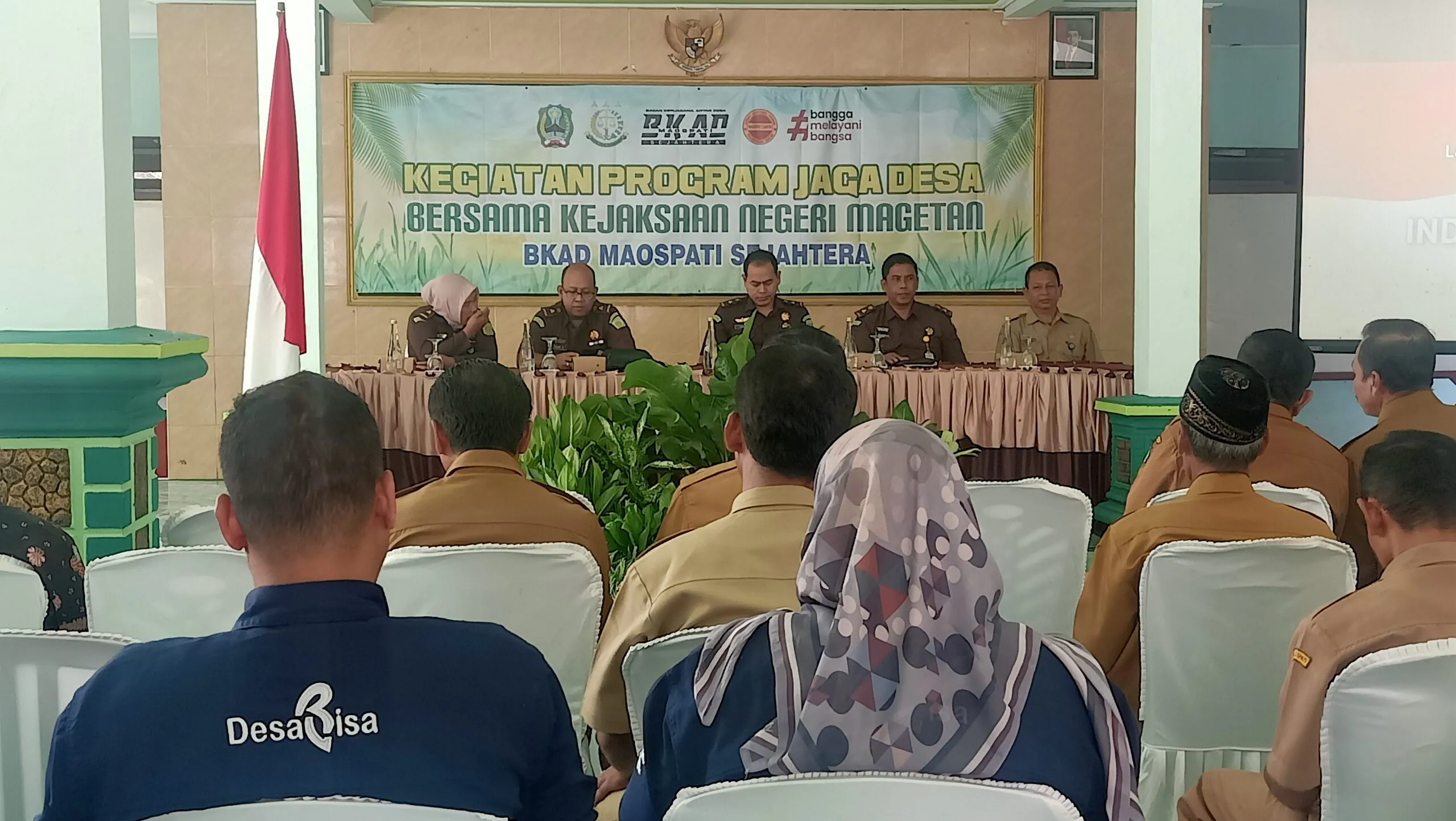 Bersinergi Bersama Pemdes Se Maospati, Kejari Magetan, sosialisasikan Program “JAGA DESA”
