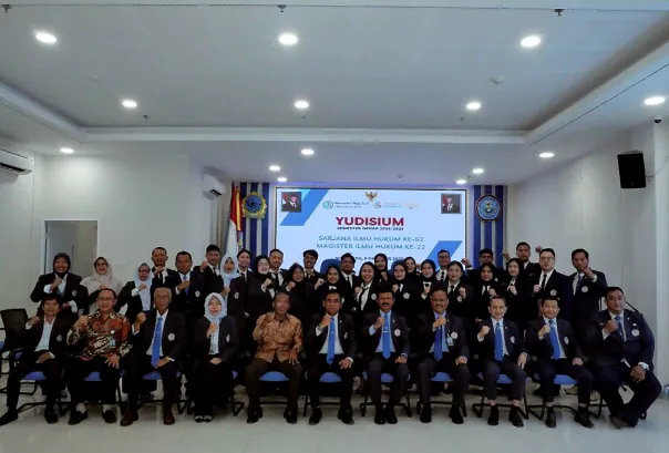 Fakultas Hukum Universitas Hang Tuah Gelar Yudisium Terbuka Strata Satu ke-62 dan Strata Dua ke-22