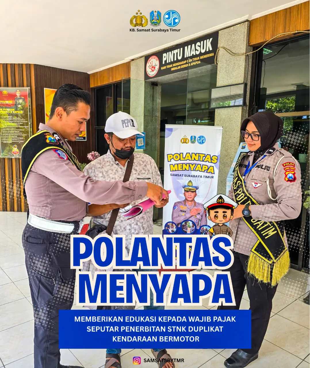 “Polantas Menyapa”, Inovasi Ditlantas Polda Jatim Wujudkan Pelayanan Prima Menuju WBBM