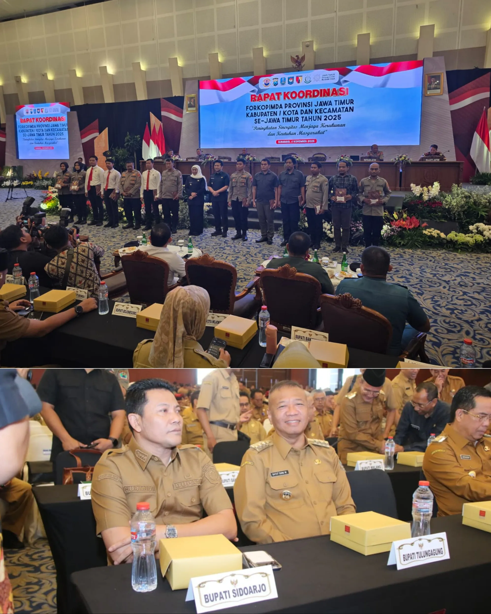Bupati Tulungagung Tegaskan Komitmen Kawal Program Presiden Prabowo, Gubernur Khofifah Apresiasi Loyalitas Daerah