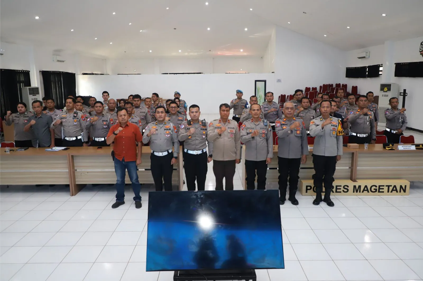Ciptakan Lalu Lintas Aman dan Nyaman, Polres Magetan Gelar Latpraops Ops Keselamatan Semeru 2026